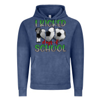 Vintage Denim i kicked 100 days of school Vintage Hoodie - Artiststas