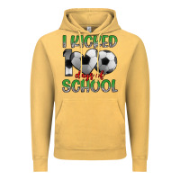 Vintage Mustard i kicked 100 days of school Vintage Hoodie - Artiststas