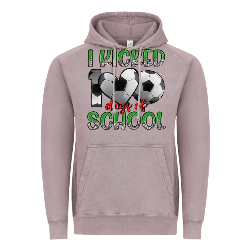 I Kicked 100 Days Of School Vintage Hoodie by Artiststas | Teevron