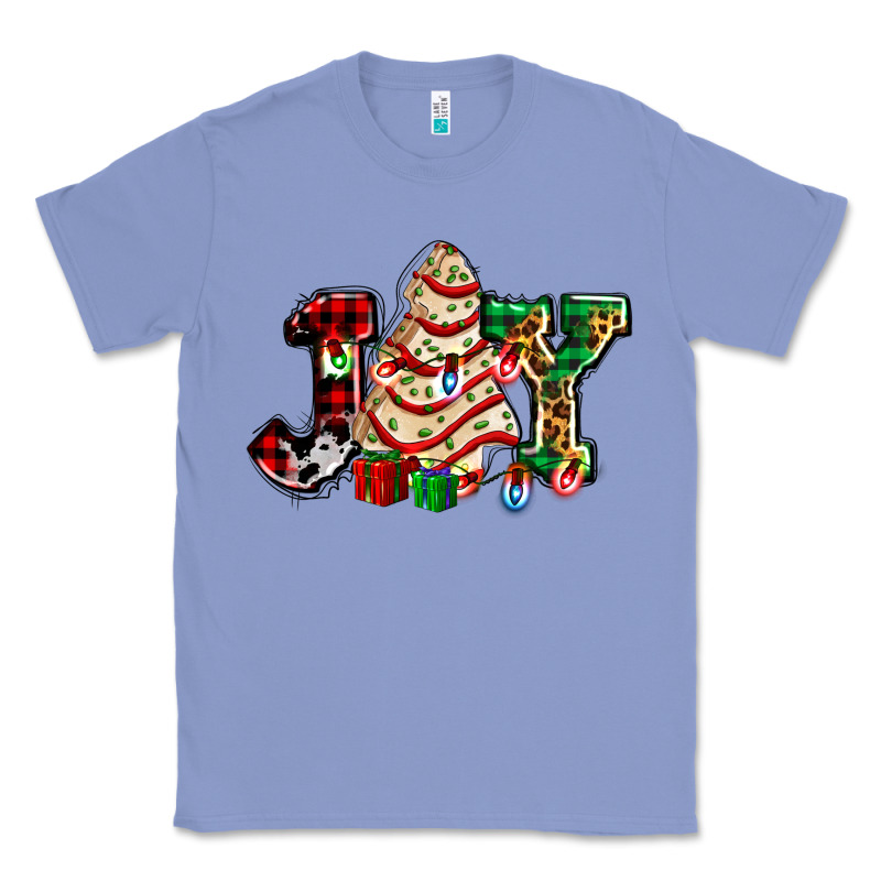 Joy With Christmas Tree Cake Ado Classic Tee by AdoDesignShop | Teevron