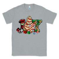 Heather Grey joy with christmas tree cake ado Classic Tee - AdoDesignShop