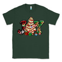 Sports Green joy with christmas tree cake ado Classic Tee - AdoDesignShop