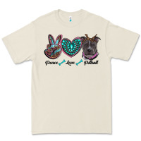 Bone peace love pitbull Premium Tee - RanaPortraitStore