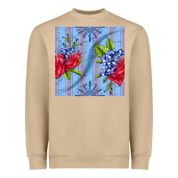 Mushroom patriotic rose Heavyweight Sweatshirt - BundleAndBundleShop