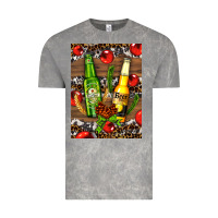 Cloud Rock beer bottles with wheat and barley Vintage Tee - AdoDesignShop