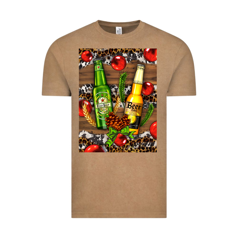 Beer Bottles With Wheat And Barley Vintage Tee by AdoDesignShop | Teevron