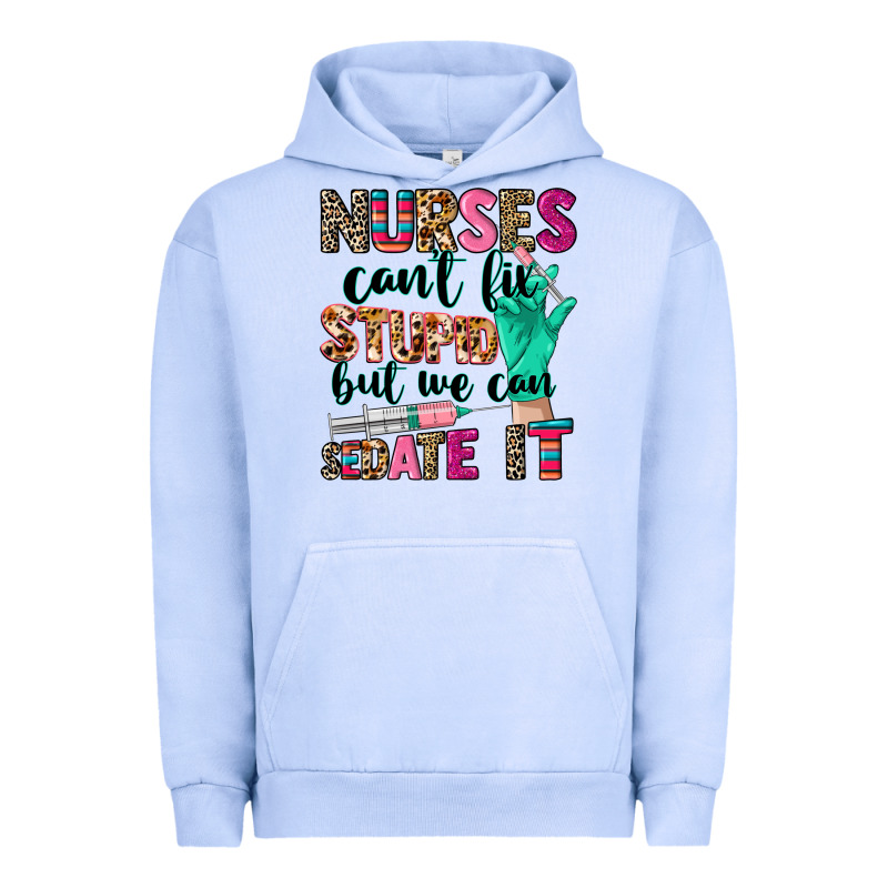 Cowgirl Nurses Can't Fix Stupid Urban Hoodie by CowGirlArtShop | Teevron