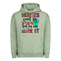 Pigment Oil Green cowgirl nurses can't fix stupid Urban Hoodie - CowGirlArtShop