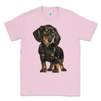 Bubblegum Pink dachshund Classic Tee - BarkalooDesign
