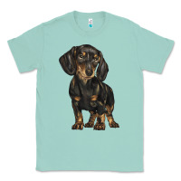 Seafoam dachshund Classic Tee - BarkalooDesign