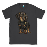 Smoke dachshund Classic Tee - BarkalooDesign