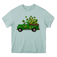 Arona st patricks truck shamrock horseshoe gold Heavy Core Tee - RanaPortraitStore