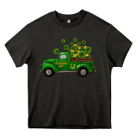 Asphalt st patricks truck shamrock horseshoe gold Heavy Core Tee - RanaPortraitStore