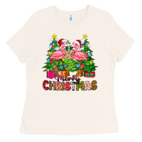 Bone merry christmas flamingo Ladies Tee - Zillion Design Studio