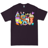 Plum easter cartoon characters coffee cups Premium Tee - Zillion Design Studio