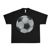 Black soccer ball Urban Heavy Tee - JahusDesignShop