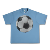 Pebble Blue soccer ball Urban Heavy Tee - JahusDesignShop