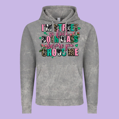 Floral I Am Street So Look Both Ways Before You Cr Vintage Hoodie Designed By Adodesignshop