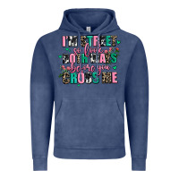 Vintage Denim floral i am street so look both ways before you cr Vintage Hoodie - AdoDesignShop
