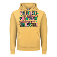 Vintage Mustard floral i am street so look both ways before you cr Vintage Hoodie - AdoDesignShop