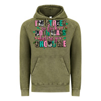 Vintage Olive floral i am street so look both ways before you cr Vintage Hoodie - AdoDesignShop
