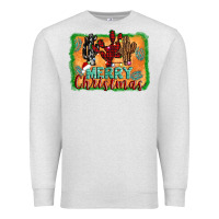 Oatmeal Heather merry christmas cactus Premium Sweatshirt - Jasminsmagicworld