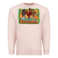 Pale Pink merry christmas cactus Premium Sweatshirt - Jasminsmagicworld