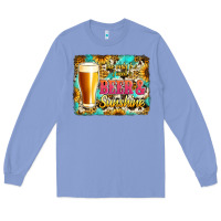 Colony Blue beer and sunshine Long Sleeve Tee - Jasminsmagicworld