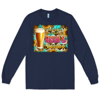 Navy beer and sunshine Long Sleeve Tee - Jasminsmagicworld