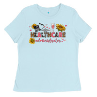 Baby Blue healthcare administrator Ladies Tee - texasbilliewilder