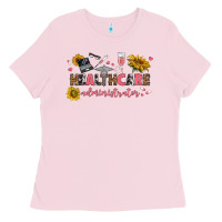 Bubblegum Pink healthcare administrator Ladies Tee - texasbilliewilder