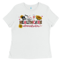 White healthcare administrator Ladies Tee - texasbilliewilder