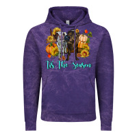 Cloud Purple Tis The Season Cows Vintage Hoodie - RanaPortraitStore