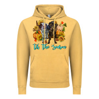 Vintage Mustard Tis The Season Cows Vintage Hoodie - RanaPortraitStore