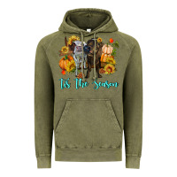 Vintage Olive Tis The Season Cows Vintage Hoodie - RanaPortraitStore