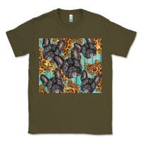 Army Green french bulldog Classic Tee - BarkalooDesign