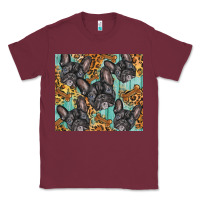 Burgundy french bulldog Classic Tee - BarkalooDesign