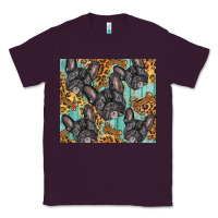 Plum french bulldog Classic Tee - BarkalooDesign