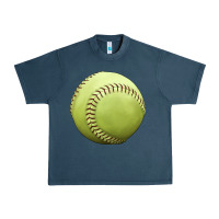 Midnight Navy softball ball Urban Heavy Tee - JahusDesignShop
