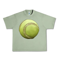 Oil Green softball ball Urban Heavy Tee - JahusDesignShop