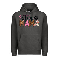 Charcoal Heather fur mama Premium Hoodie - texasbilliewilder