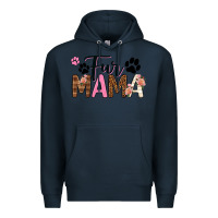 Navy fur mama Premium Hoodie - texasbilliewilder