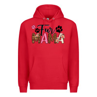 Red fur mama Premium Hoodie - texasbilliewilder