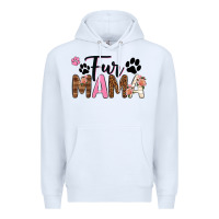 White fur mama Premium Hoodie - texasbilliewilder