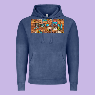 Nurse Vintage Hoodie Designed By Jahusdesignshop
