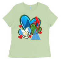 Matcha guatemala hearts Ladies Tee - texasbilliewilder