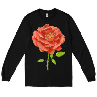 Black all a twitter rose Long Sleeve Tee - LillyAllenDesigns