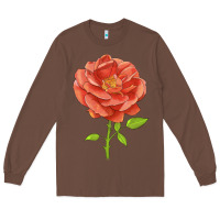 Chestnut all a twitter rose Long Sleeve Tee - LillyAllenDesigns