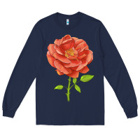 Navy all a twitter rose Long Sleeve Tee - LillyAllenDesigns