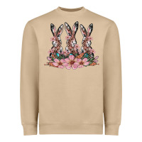 Mushroom rabbits with blossom flower Heavyweight Sweatshirt - Artiststas